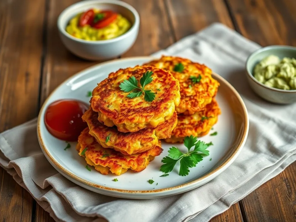 High Protein Chickpea Potato Hash Brown