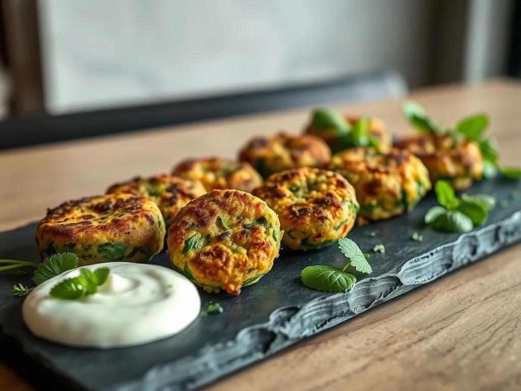 High Protein Spinach & Soy Bites