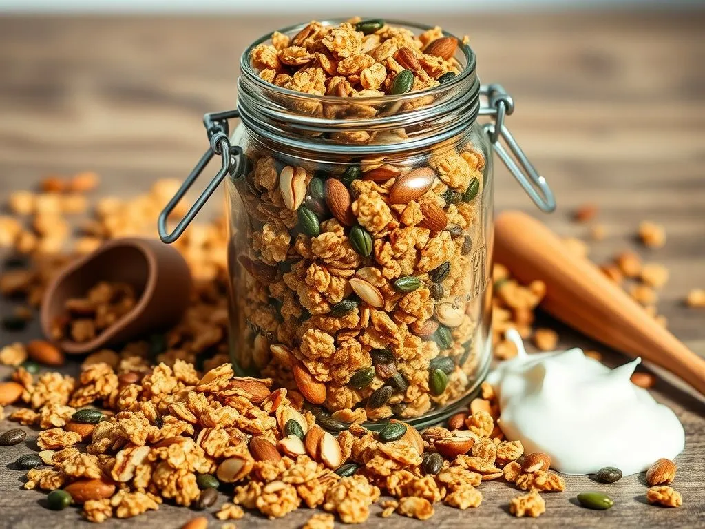 Instant Granola With Chia Seeds and Nuts