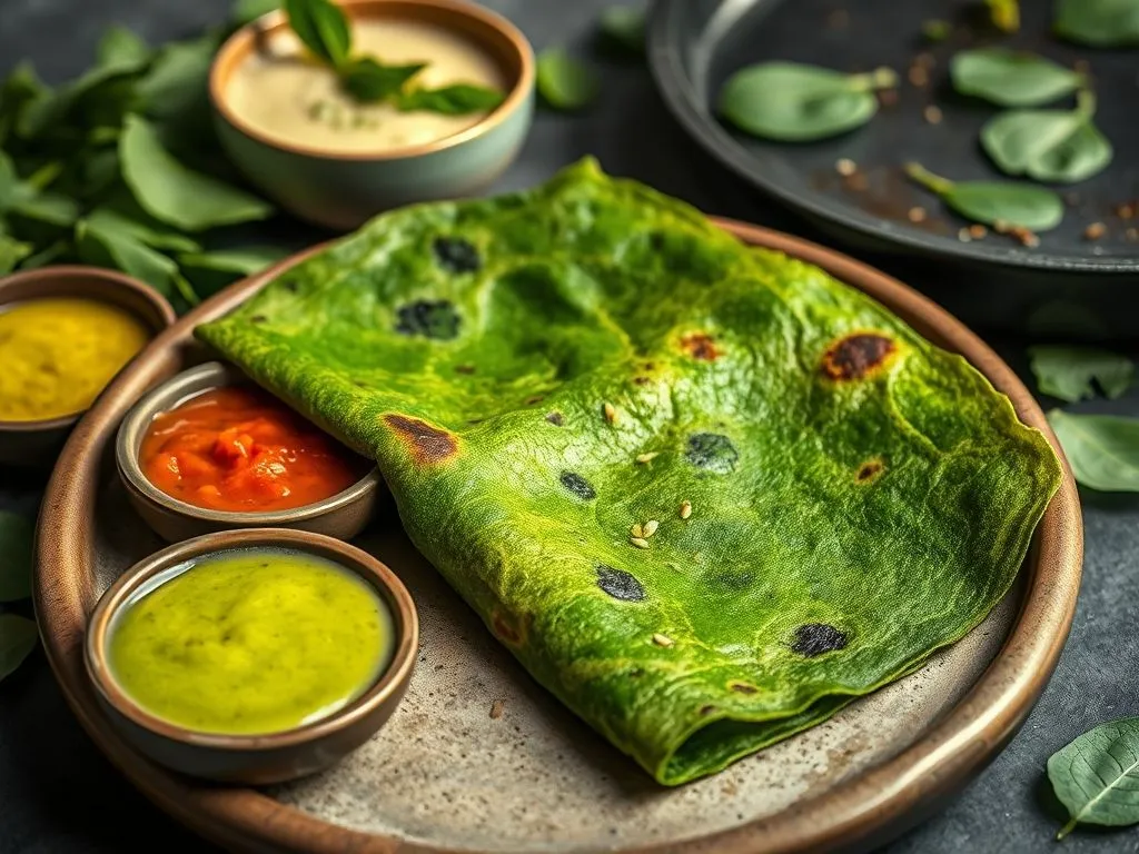 Instant Palak Dosa