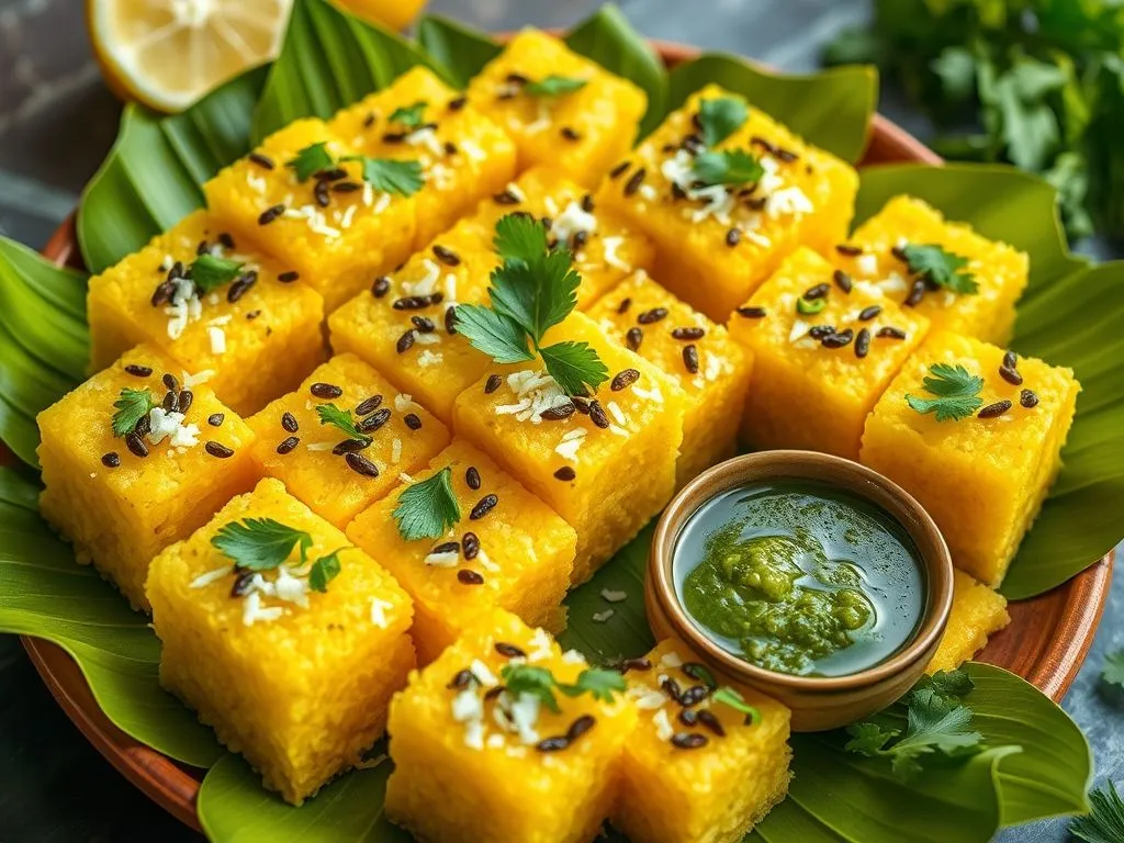 Jain Khaman Dhokla