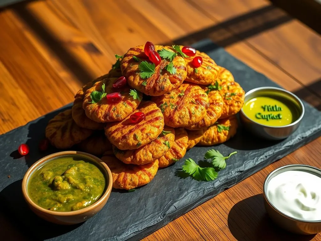 Jain Kuttu Aloo Tikki