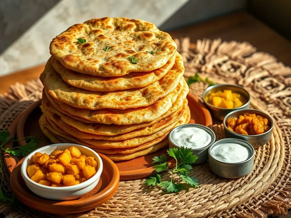 Jain Rajgira Paratha