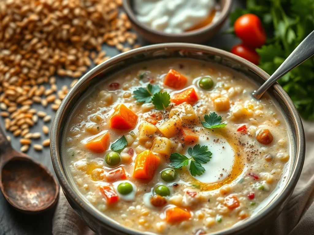 Jowar and Vegetable Porridge
