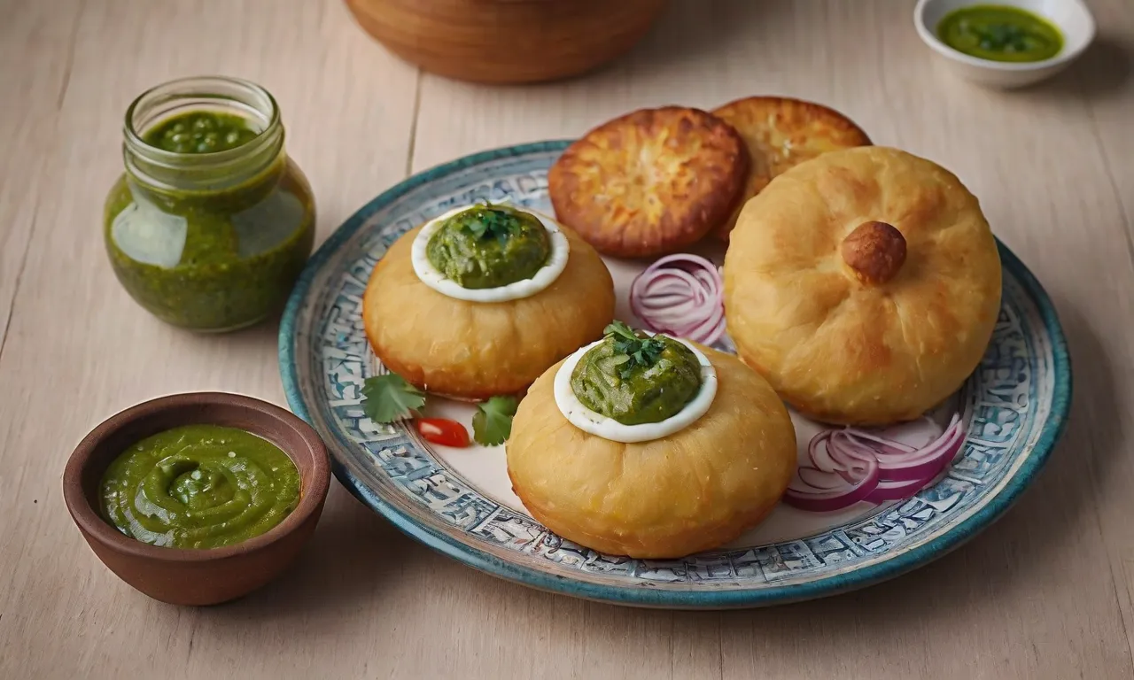 Kachori with Green Chutney
