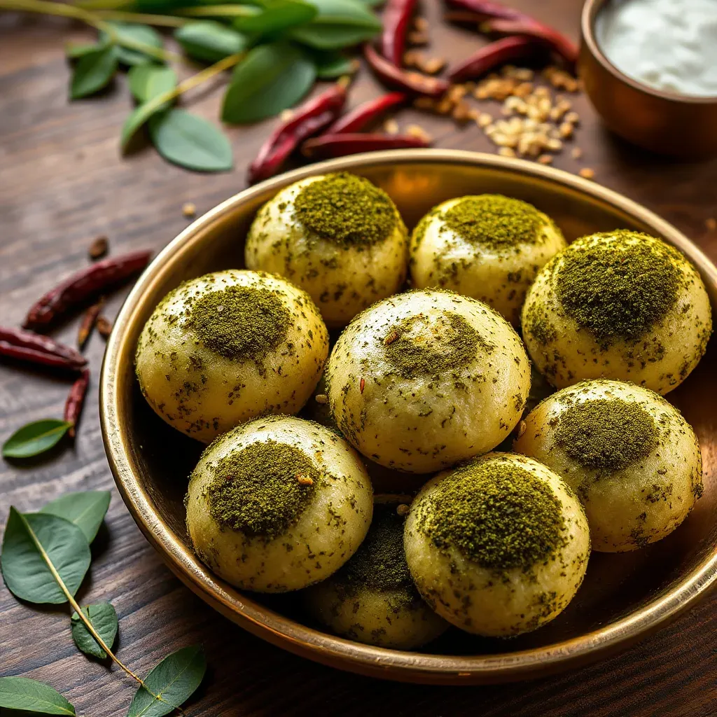 Karuveppilai Podi Idli
