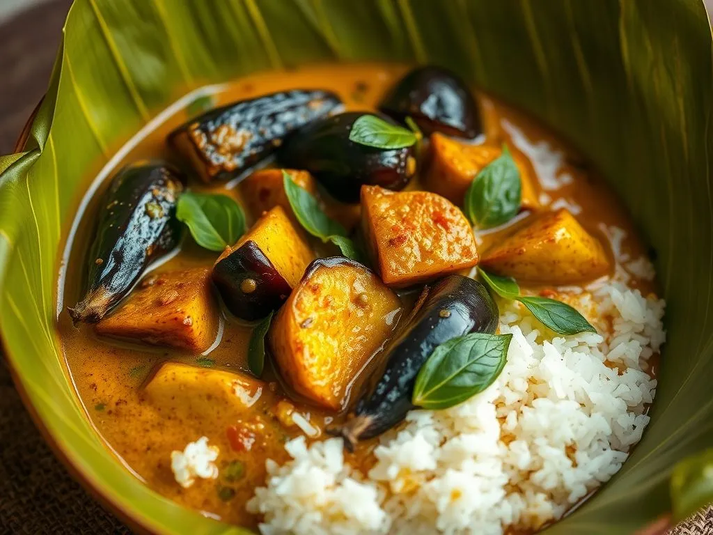 Kerala Style Brinjal Curry