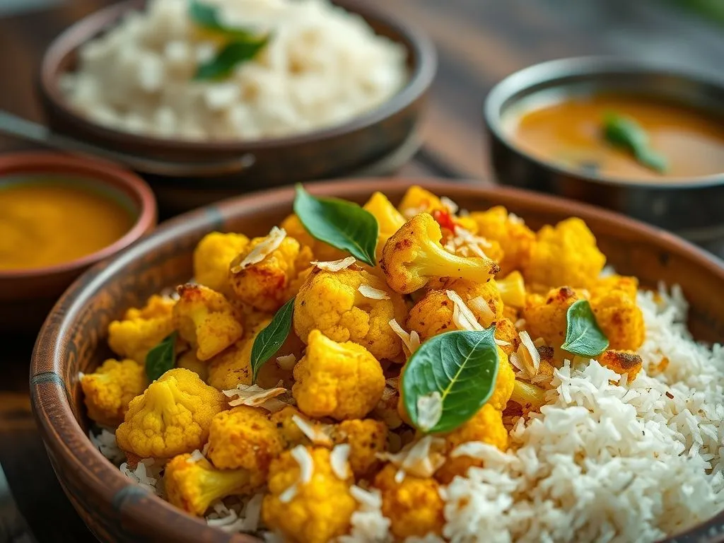 Kerala Style Cauliflower Thoran