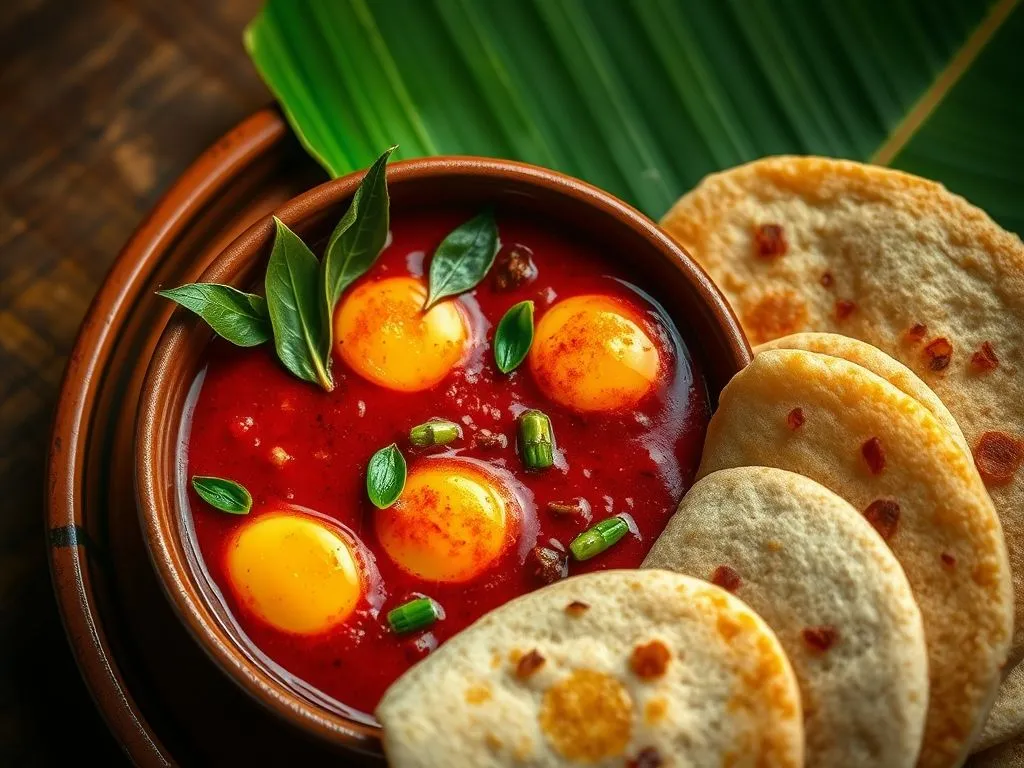 Kerala Style Varutharacha Mutta Curry