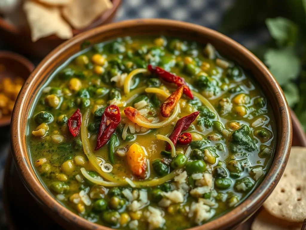 Khatti Meethi Palak Khichdi