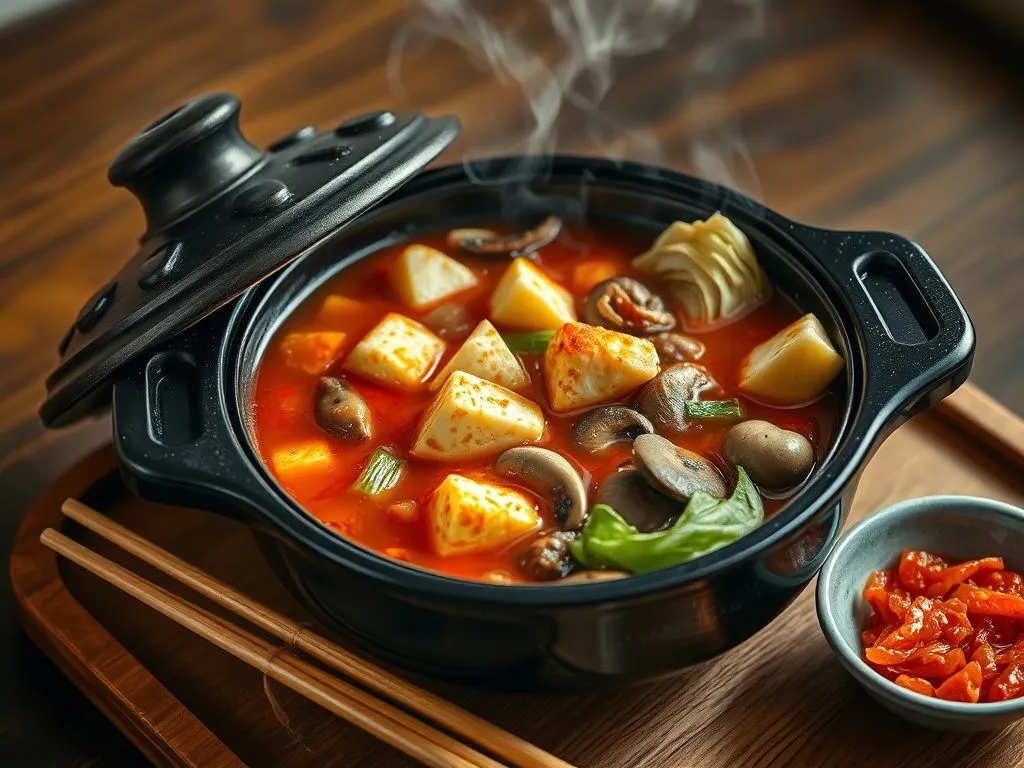 Korean Stew With Tofu & Vegetables