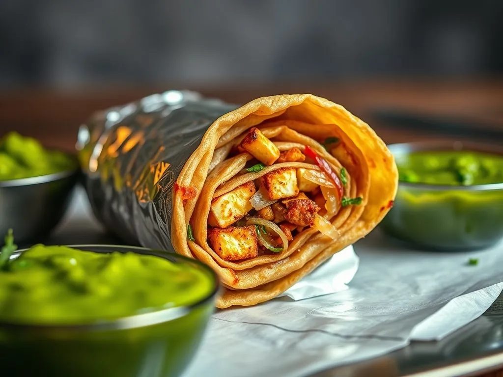 Lachha Paratha Roll