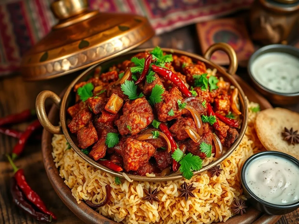 Lal Maas Biryani