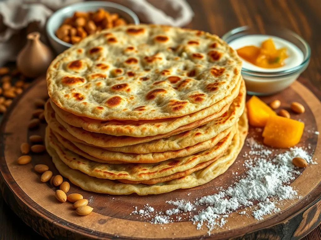 Leftover Dal Paratha