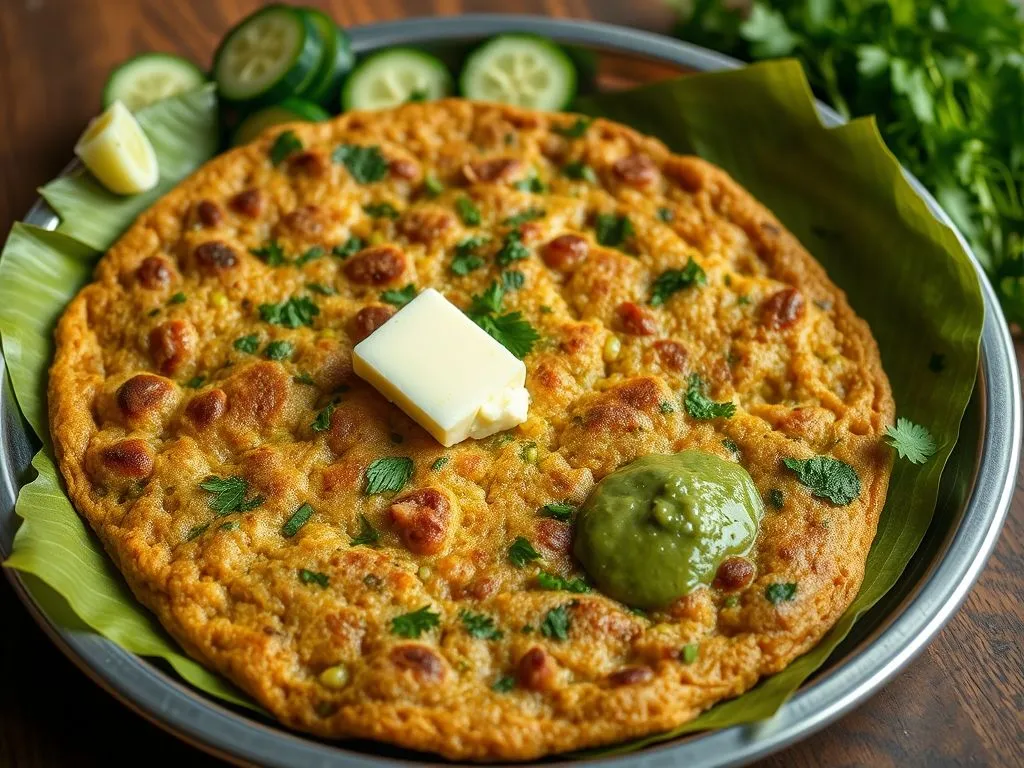 Maharashtrian Kakdi Thalipeeth