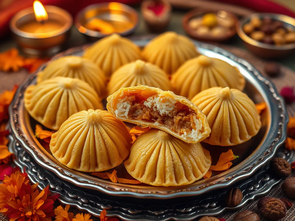Maharashtrian Karanji (Gujiya)