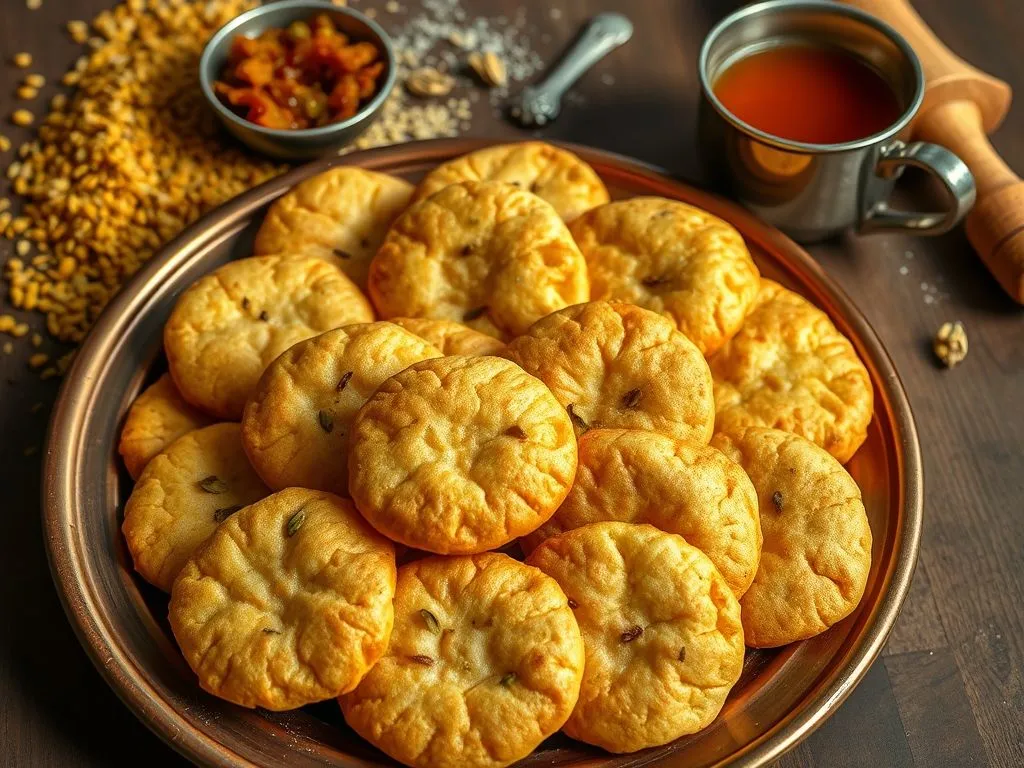 Makki Ki Baked Mathri