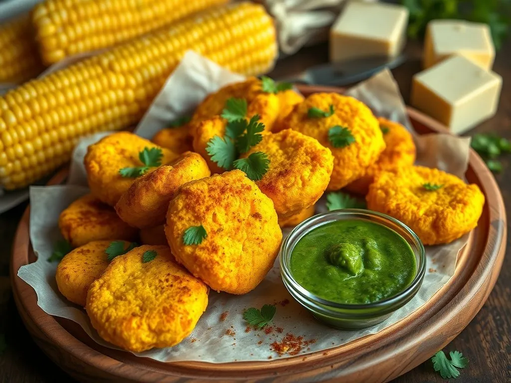 Makki Paneer Pakora