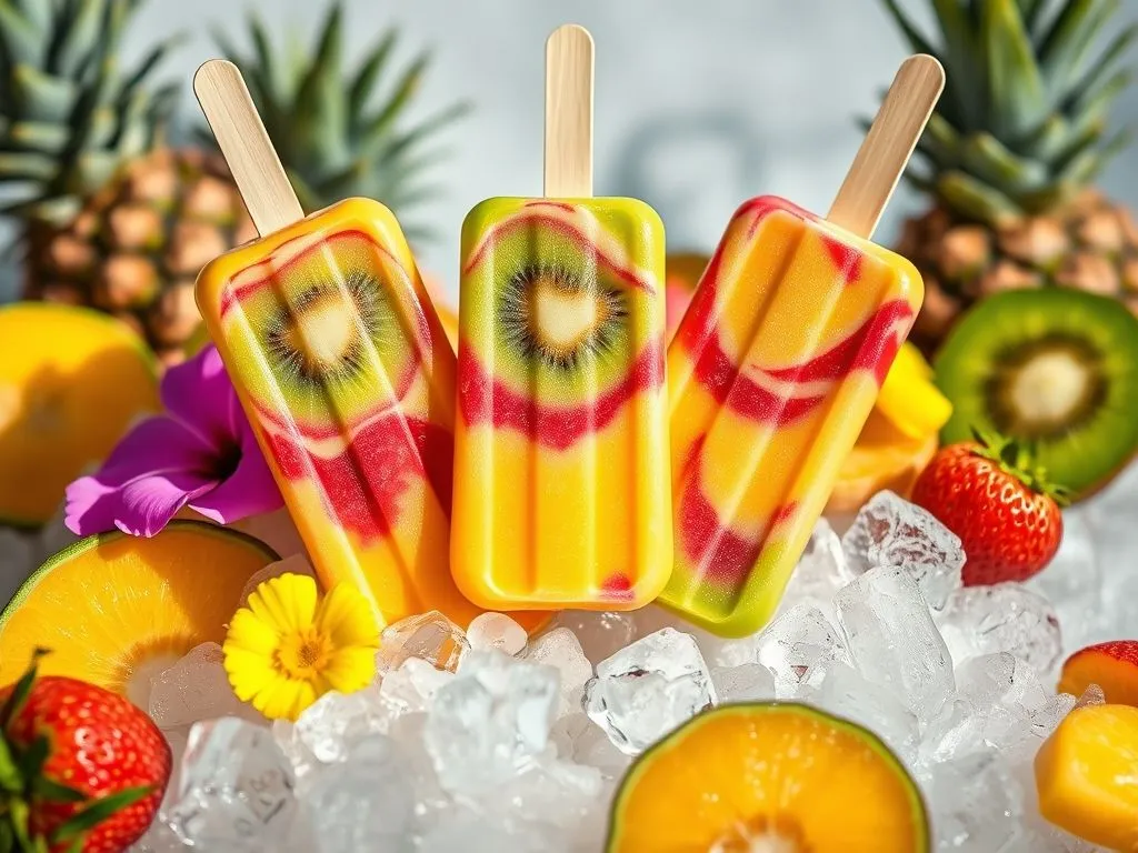 Mango & Mixed Fruit Popsicle