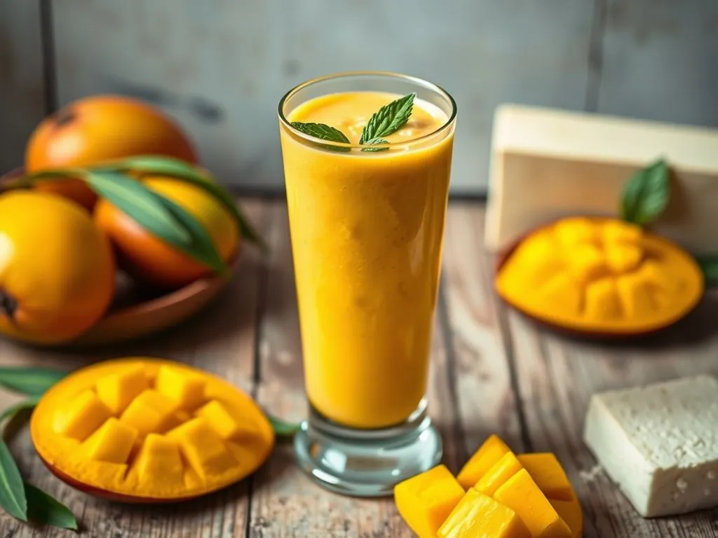 Mango Tofu Smoothie