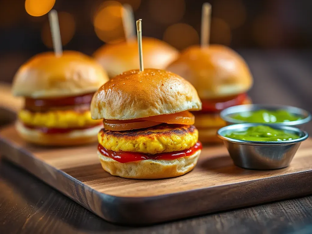 Masala Omelette Sliders