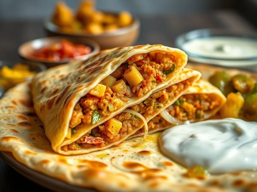 Masala Stuffed Paratha