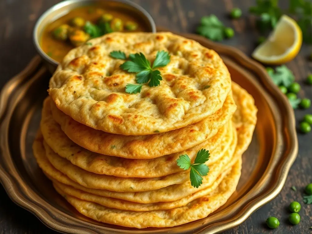 Matar Ajwain Ki Puri