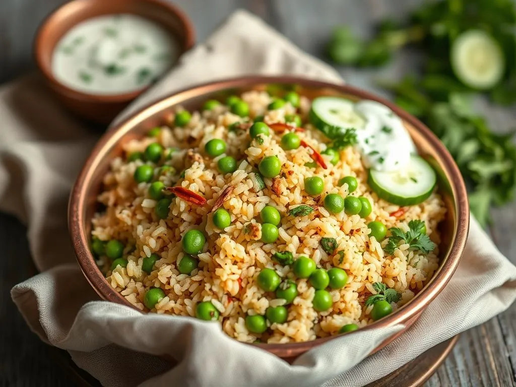 Matar Millet Pulao
