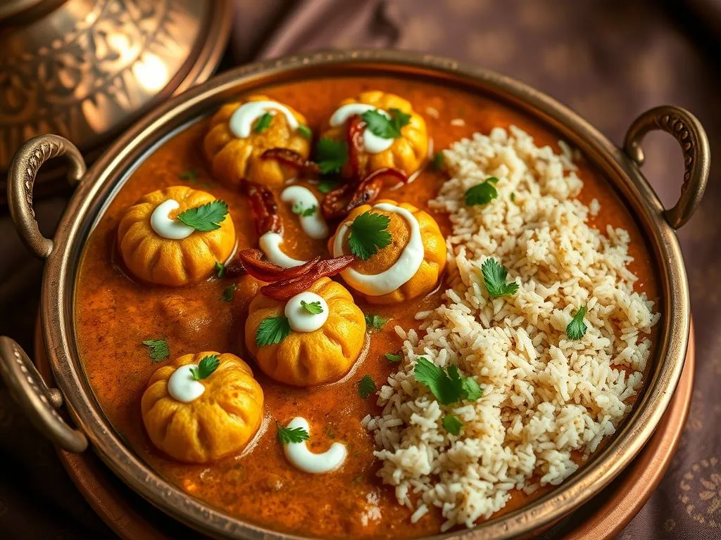Matar Paneer Kachori Korma