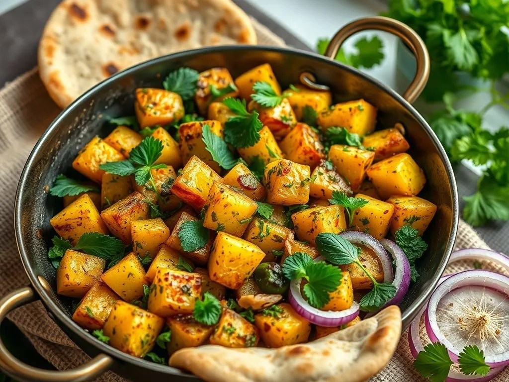 Methi & Pudina Aloo Sabzi
