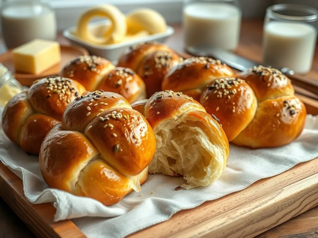 Milk Braid Rolls