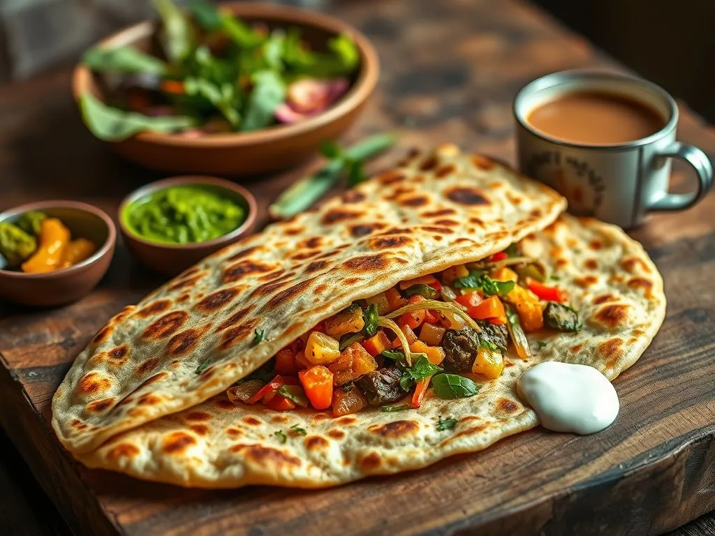 Mixed Veg Paratha