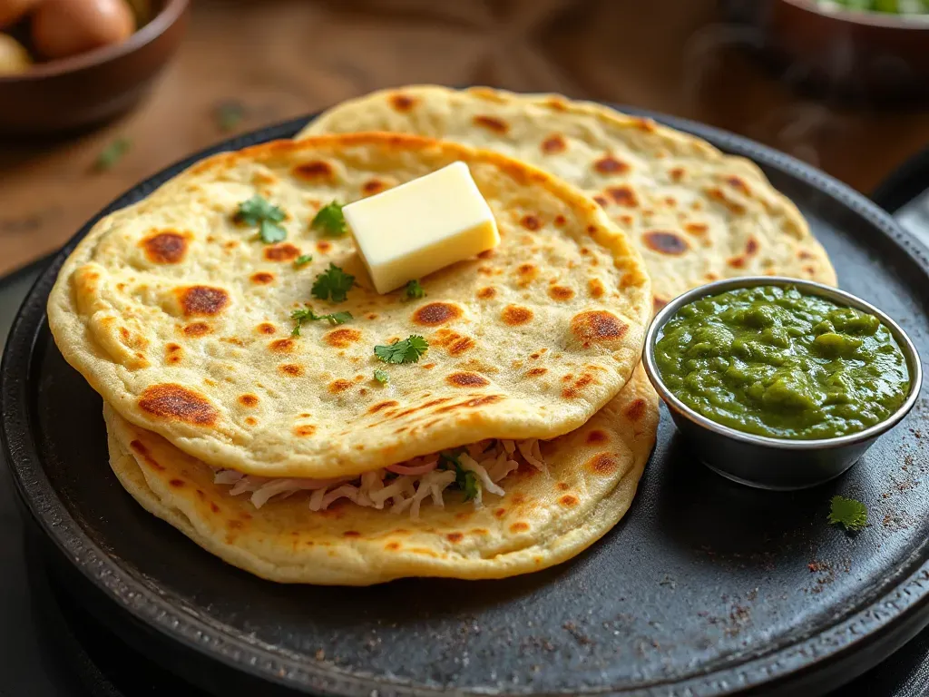 Mooli Dhania Paratha