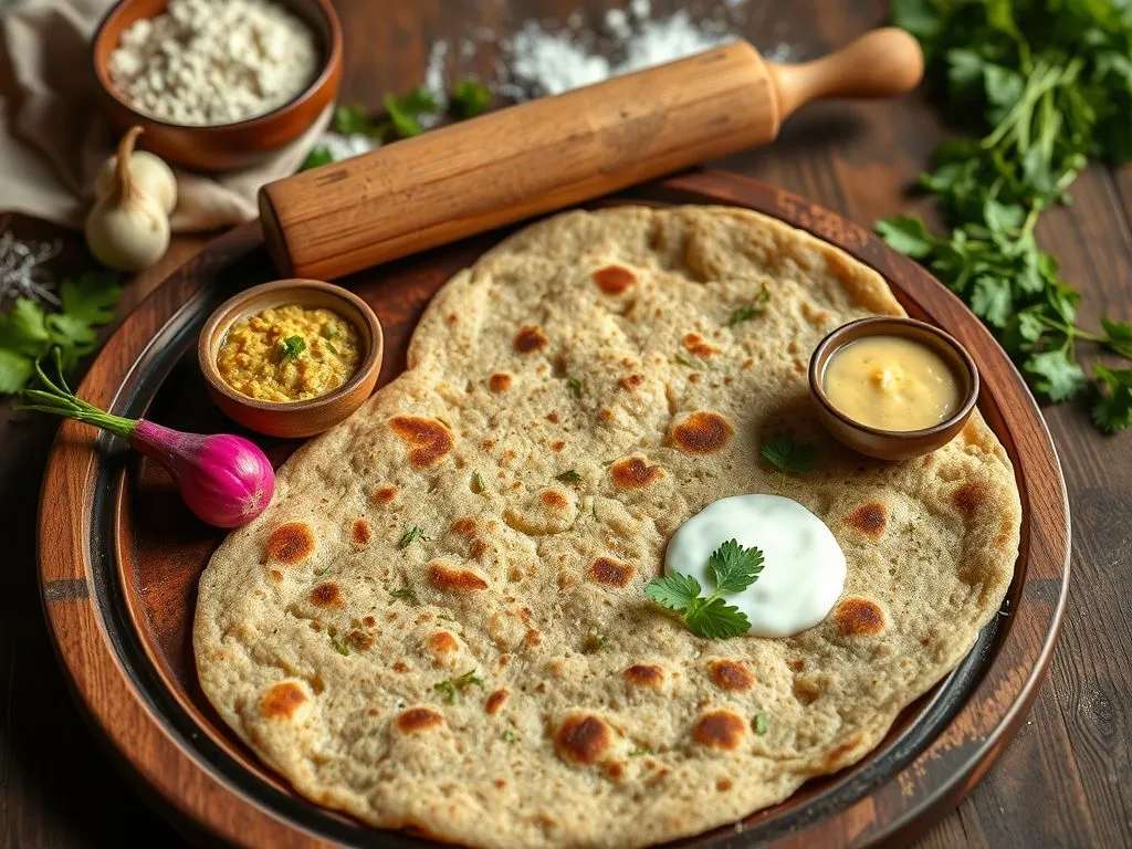 Mooli Jowar Ki Roti