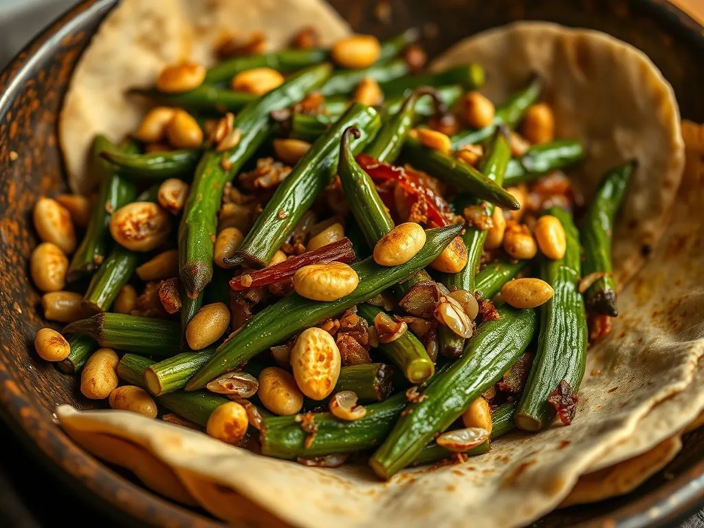 Moongphali Bhindi Sabzi