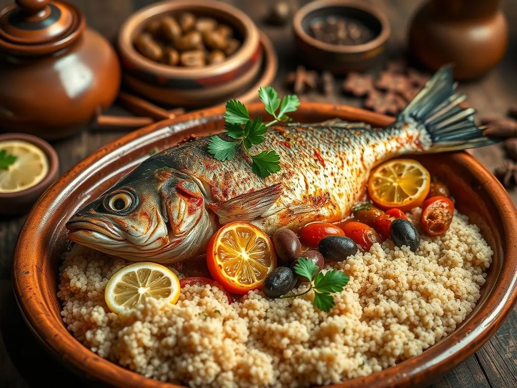 Moroccan Baked Fish