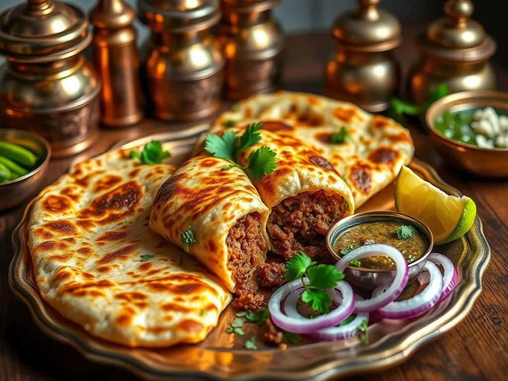 Mughlai Keema Paratha