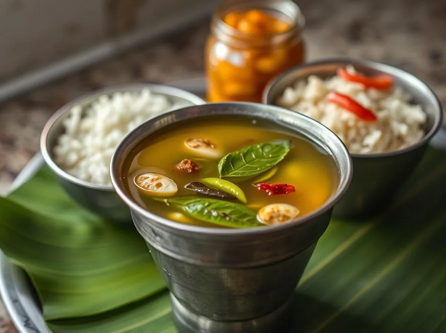 Murungai Keerai Thanni Saaru