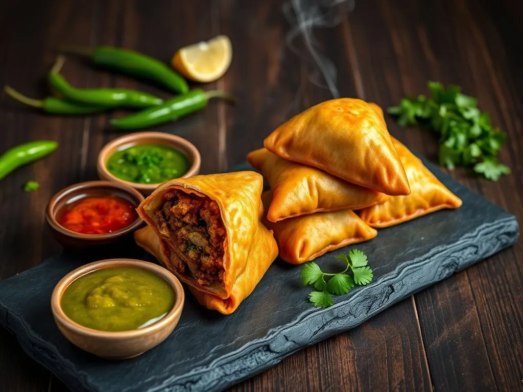 Mutton Keema Samosa