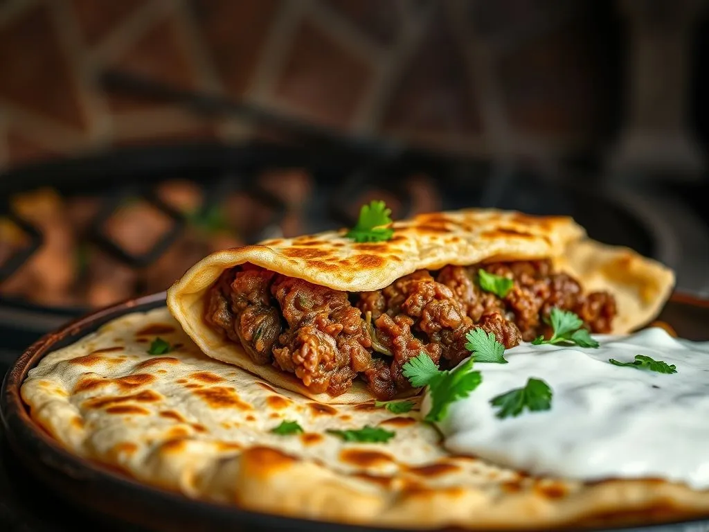 Mutton Stuffed Paratha
