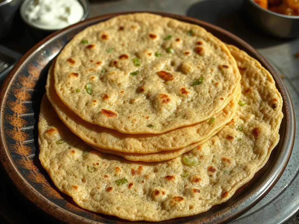 Nachni Onion Roti