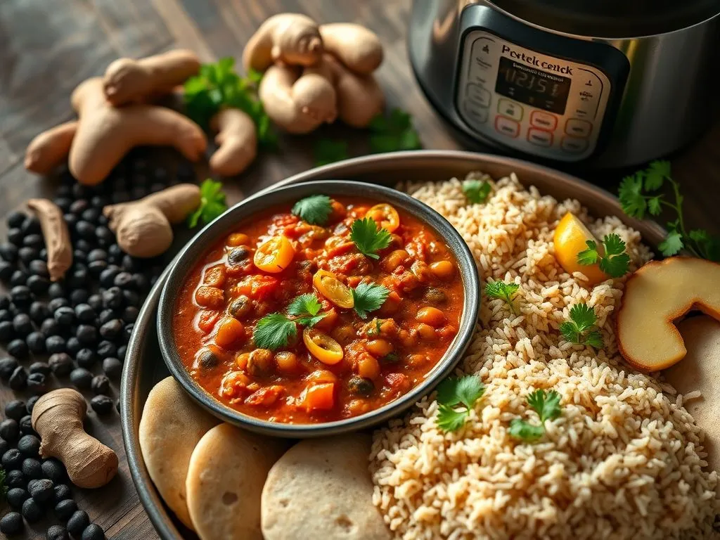 No Onion No Garlic Lobia Masala In Electric Pressure Cooker