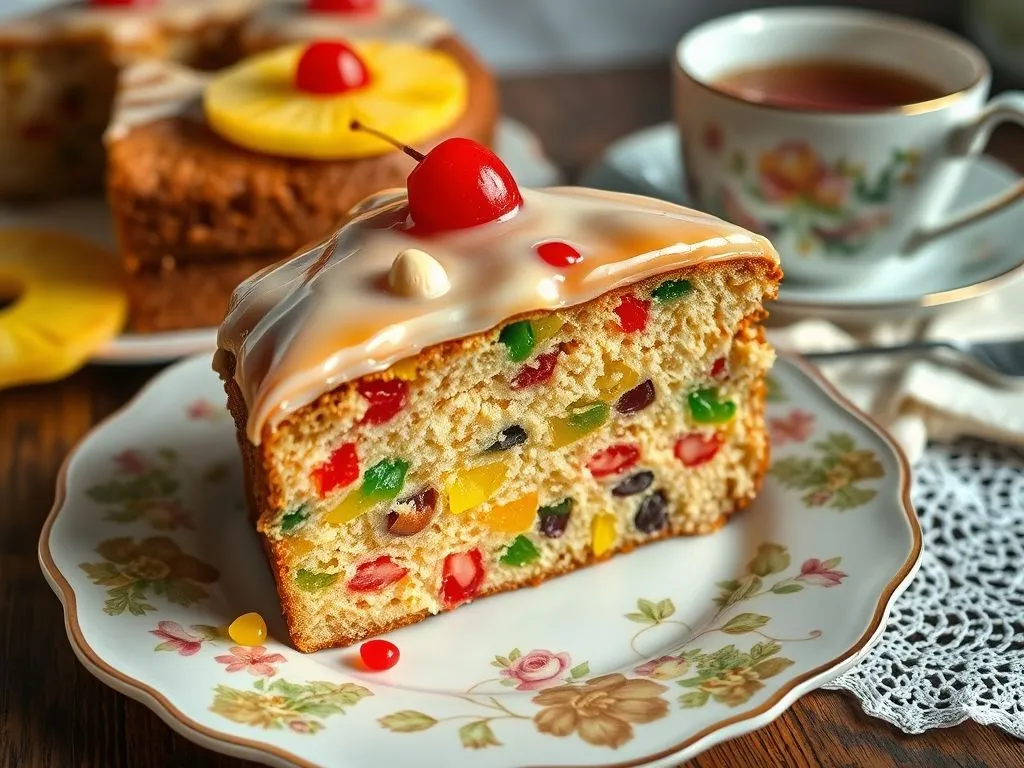 Nutty Pineapple Tutti Frutti Cake