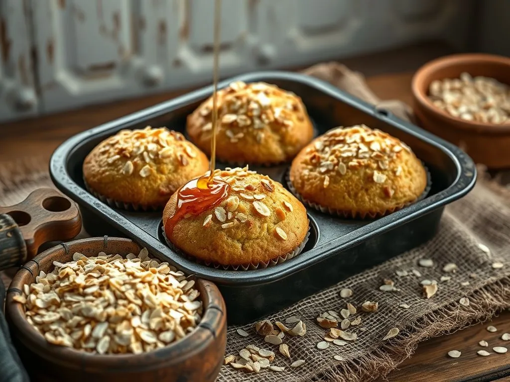 Oats and Coconut Muffins