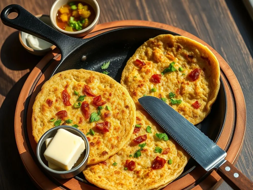 Onion Rava Bhakri