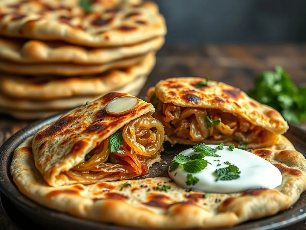 Onion Stuffed Kulcha