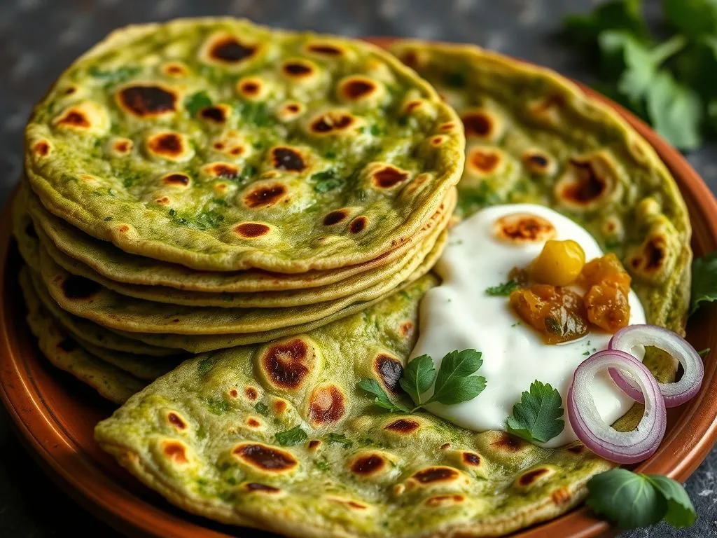 Palak Paratha