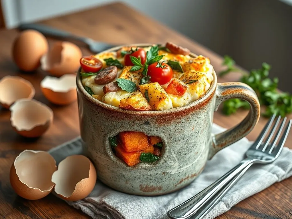 Paleo Breakfast Casserole In A Mug
