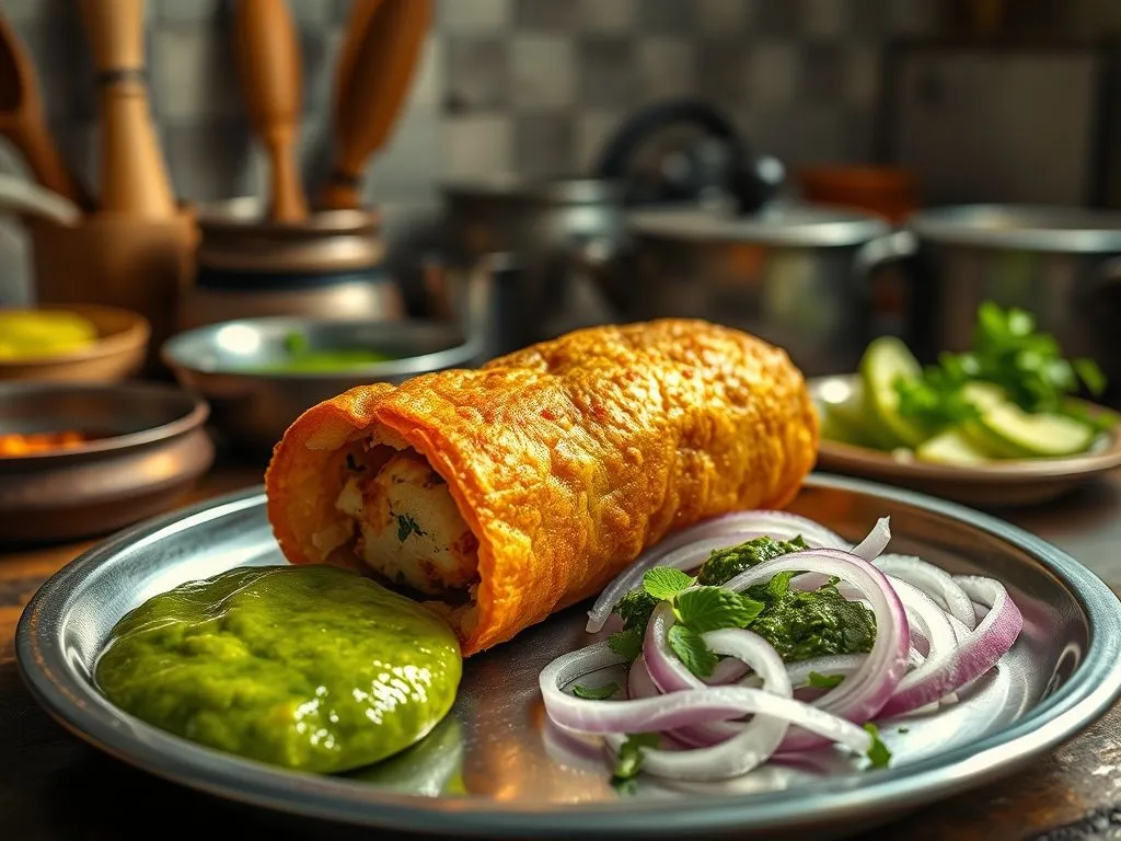 Paneer Bread Roll