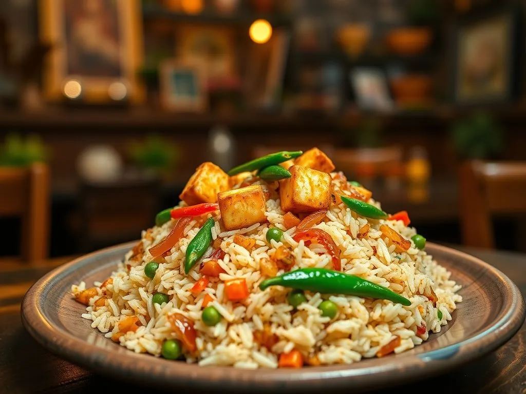 Paneer Fried Rice (local style)